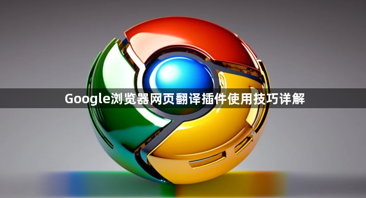 Google浏览器网页翻译插件使用技巧详解1