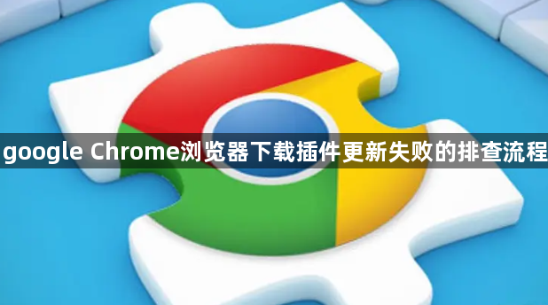 google Chrome浏览器下载插件更新失败的排查流程1