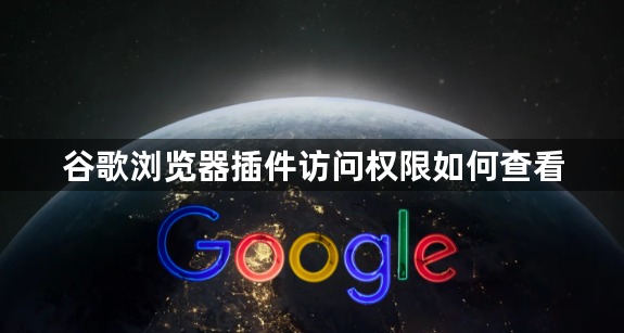 谷歌浏览器插件访问权限如何查看1
