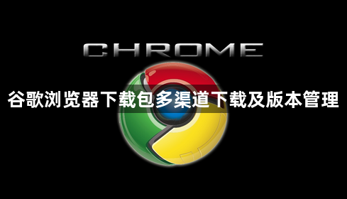 谷歌浏览器下载包多渠道下载及版本管理1