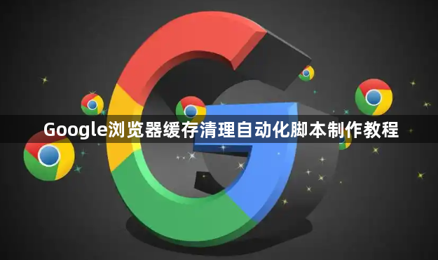 Google浏览器缓存清理自动化脚本制作教程1