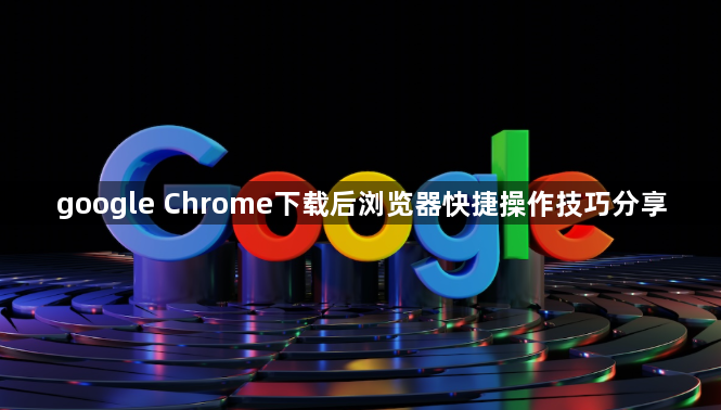 google Chrome下载后浏览器快捷操作技巧分享1