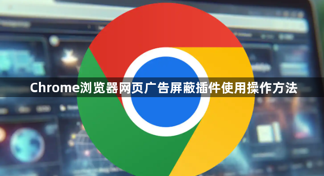 Chrome浏览器网页广告屏蔽插件使用操作方法1