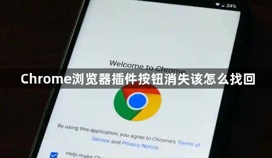 Chrome浏览器插件按钮消失该怎么找回1