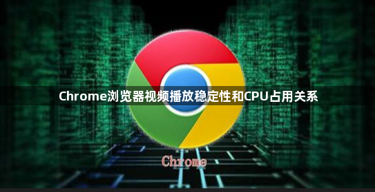 Chrome浏览器视频播放稳定性和CPU占用关系1