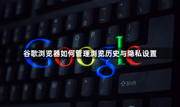 谷歌浏览器如何管理浏览历史与隐私设置1