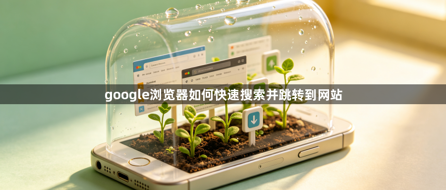google浏览器如何快速搜索并跳转到网站1