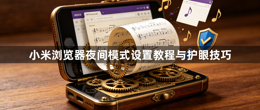 小米浏览器夜间模式设置教程与护眼技巧1