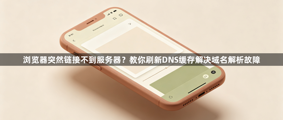 浏览器突然链接不到服务器？教你刷新DNS缓存解决域名解析故障1