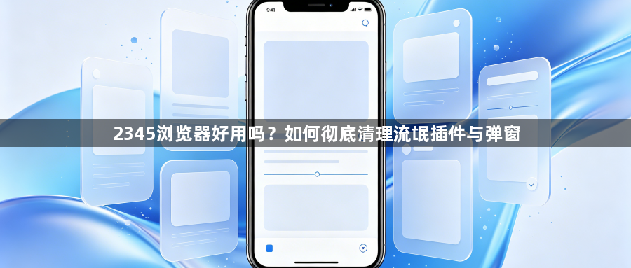 2345浏览器好用吗？如何彻底清理流氓插件与弹窗1
