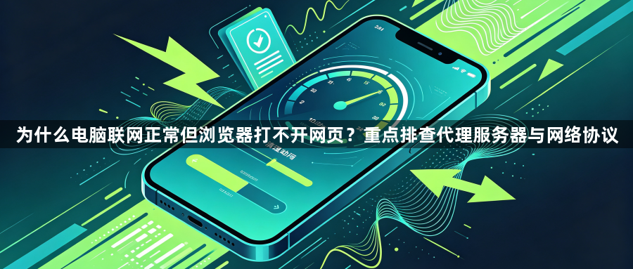 为什么电脑联网正常但浏览器打不开网页？重点排查代理服务器与网络协议1