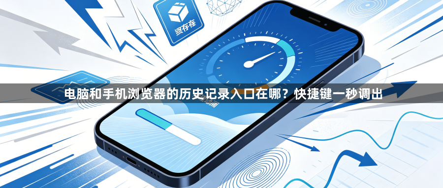 电脑和手机浏览器的历史记录入口在哪?快捷键一秒调出1