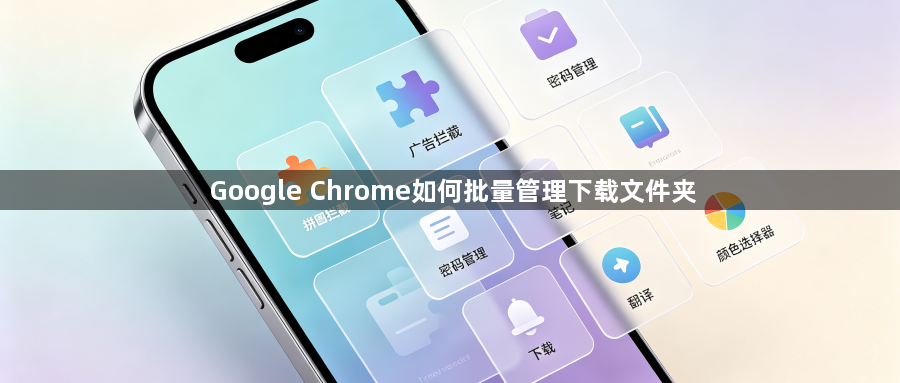 Google Chrome如何批量管理下载文件夹1