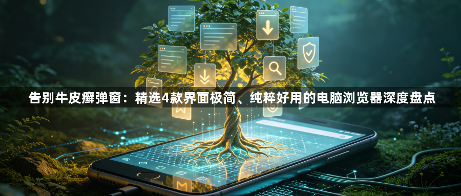 告别牛皮癣弹窗:精选4款界面极简、纯粹好用的电脑浏览器深度盘点1