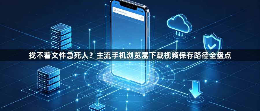 找不着文件急死人？主流手机浏览器下载视频保存路径全盘点1
