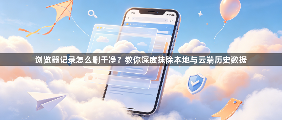 浏览器记录怎么删干净？教你深度抹除本地与云端历史数据1