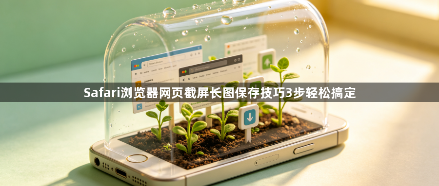 Safari浏览器网页截屏长图保存技巧3步轻松搞定1