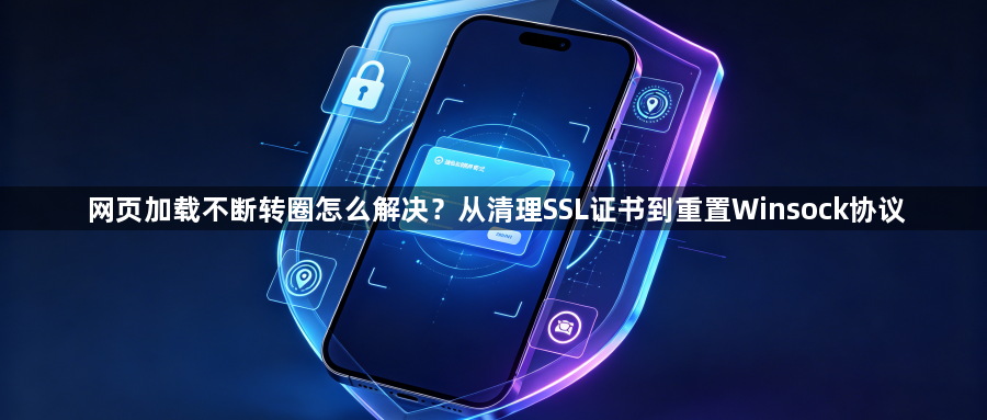 网页加载不断转圈怎么解决？从清理SSL证书到重置Winsock协议1