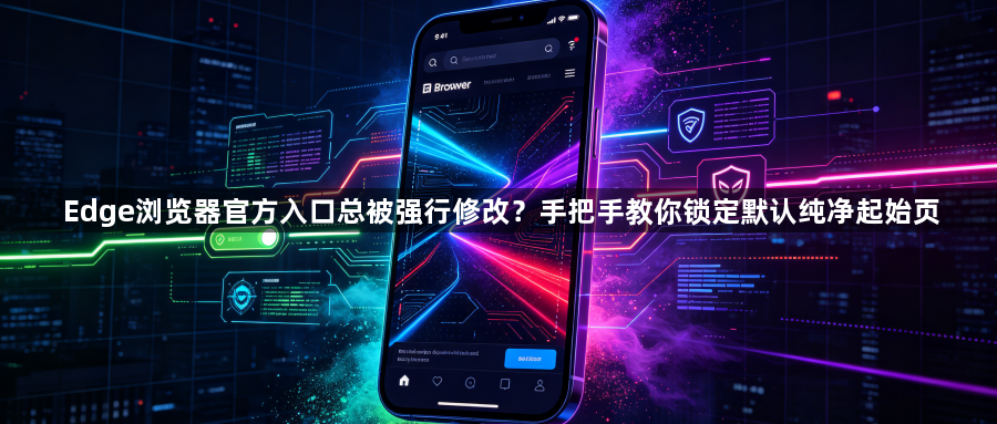 Edge浏览器官方入口总被强行修改？手把手教你锁定默认纯净起始页1