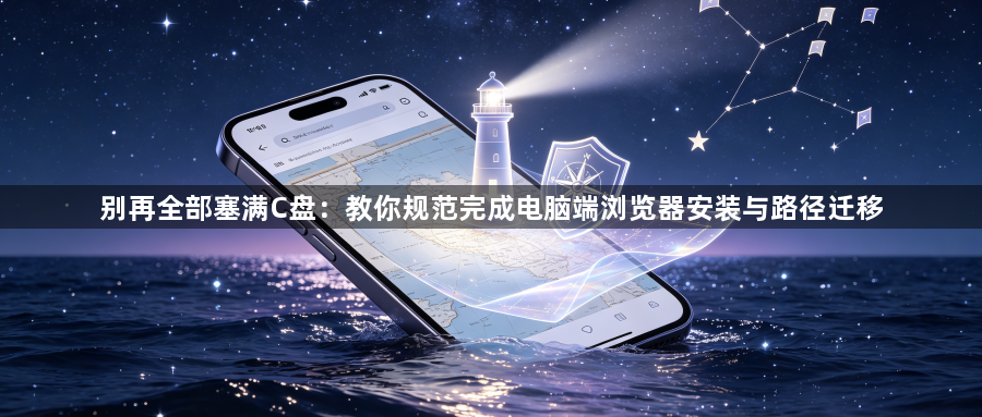 别再全部塞满C盘：教你规范完成电脑端浏览器安装与路径迁移1
