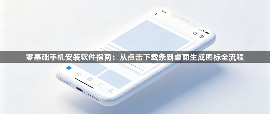 零基础手机安装软件指南：从点击下载条到桌面生成图标全流程1
